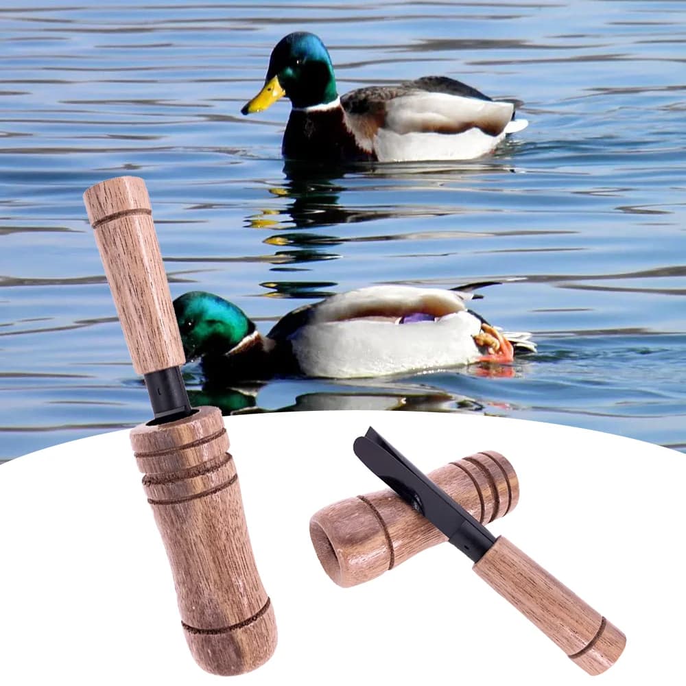 Sifflet bois chêne imitation faisan canard oie - Leurre voix oiseaux pour chasse et expédition