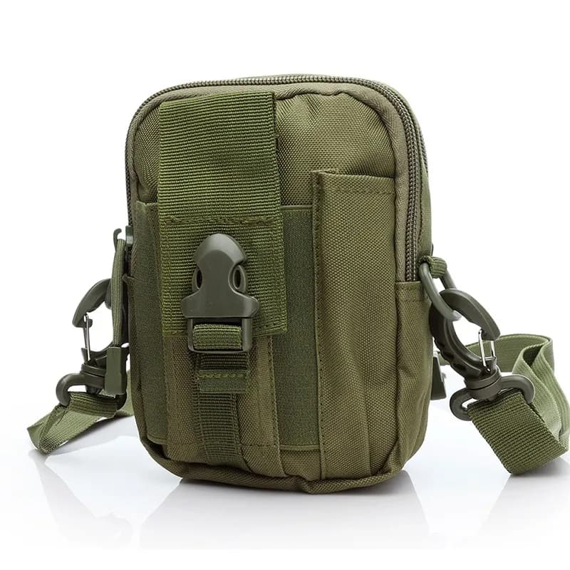 Sac banane camouflage pêche tactique - Ceinture zippée étanche pour téléphone et accessoires pêche