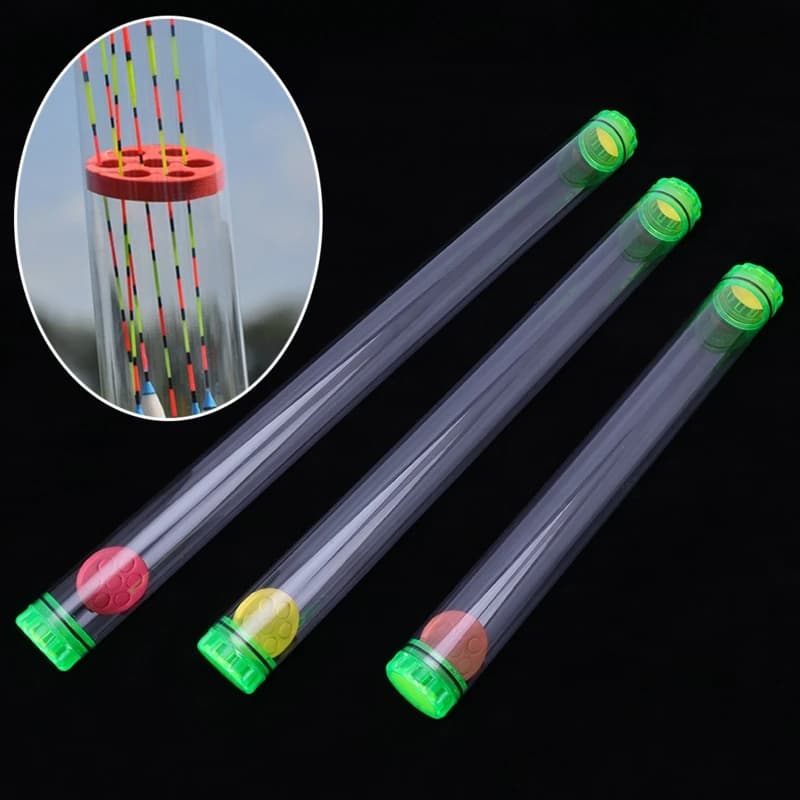Flotteur de pêche en plastique avec bouchons de protection épais - Longueurs 40cm, 50cm, 60cm