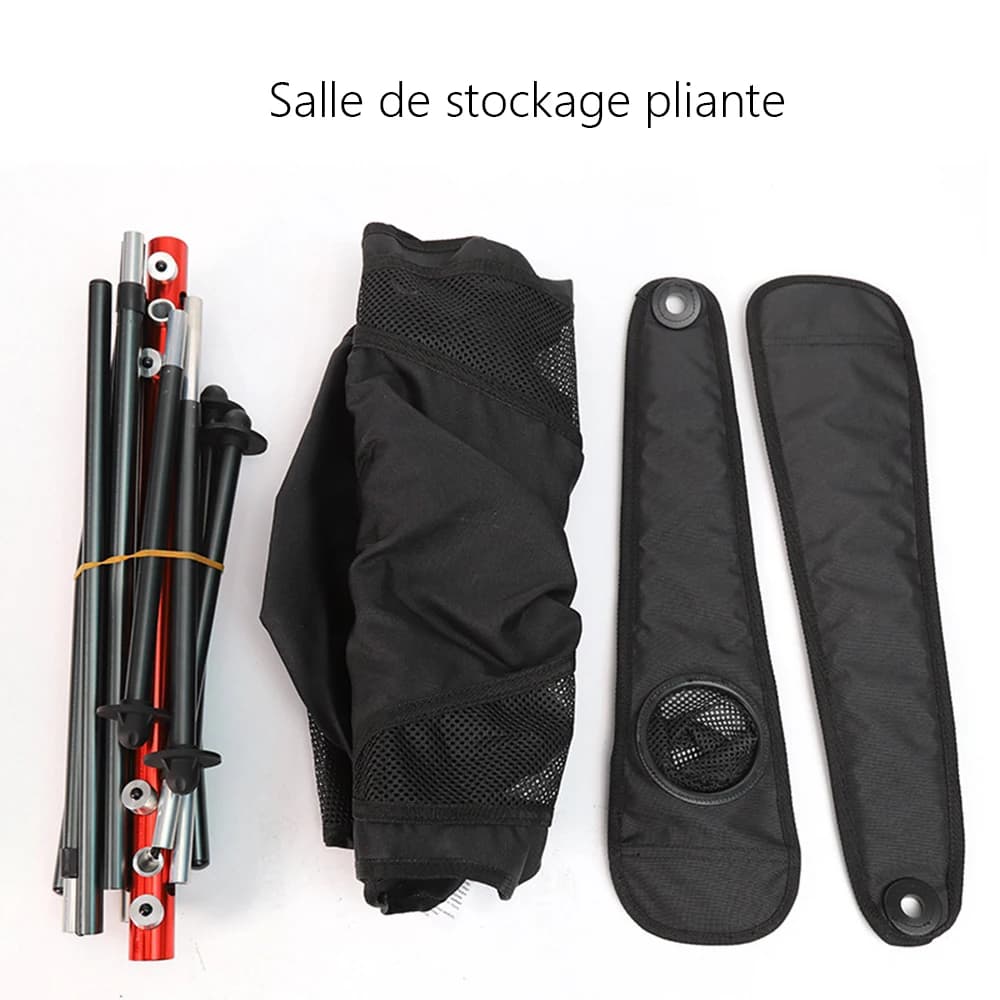 Chaise de pêche aluminium avec accoudoirs et porte-gobelet - Confort et praticité pour pêche longue durée