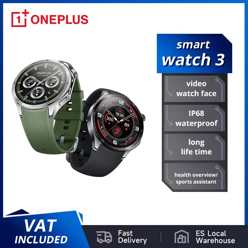 OnePlus Watch 3 version globale titane 32Go - Smartwatch LTPO AMOLED 1.5 pouces santé sport overview