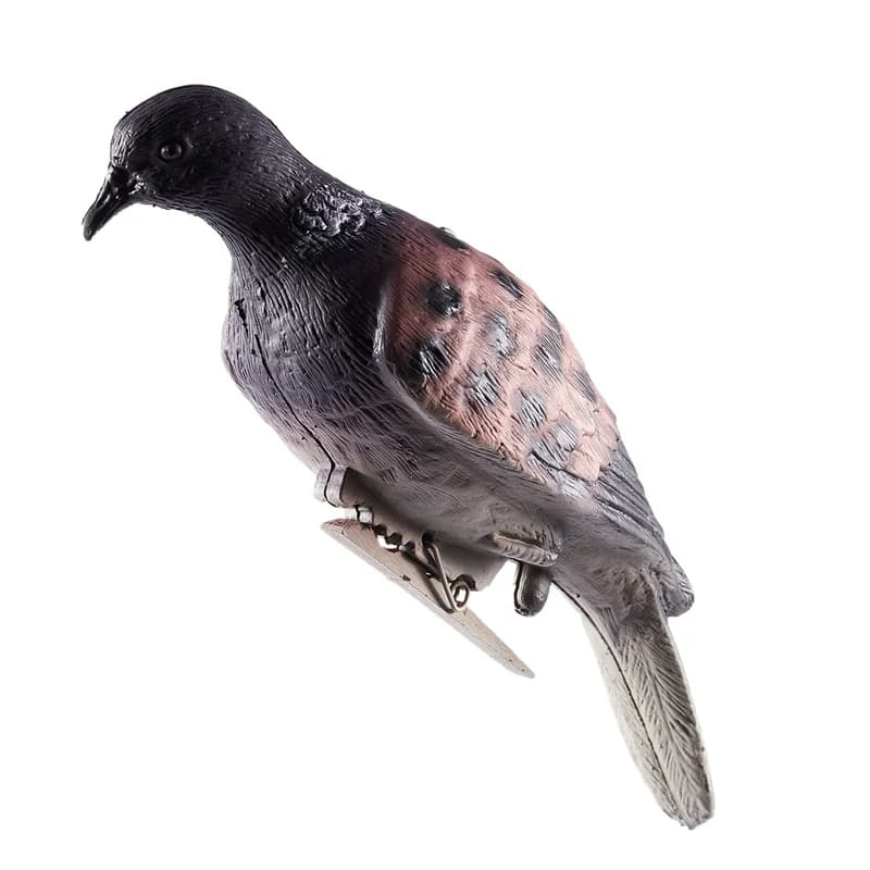 Leurres colombe 3 pièces protection jardin - Appâts pigeons bio mimétiques chasse oiseaux