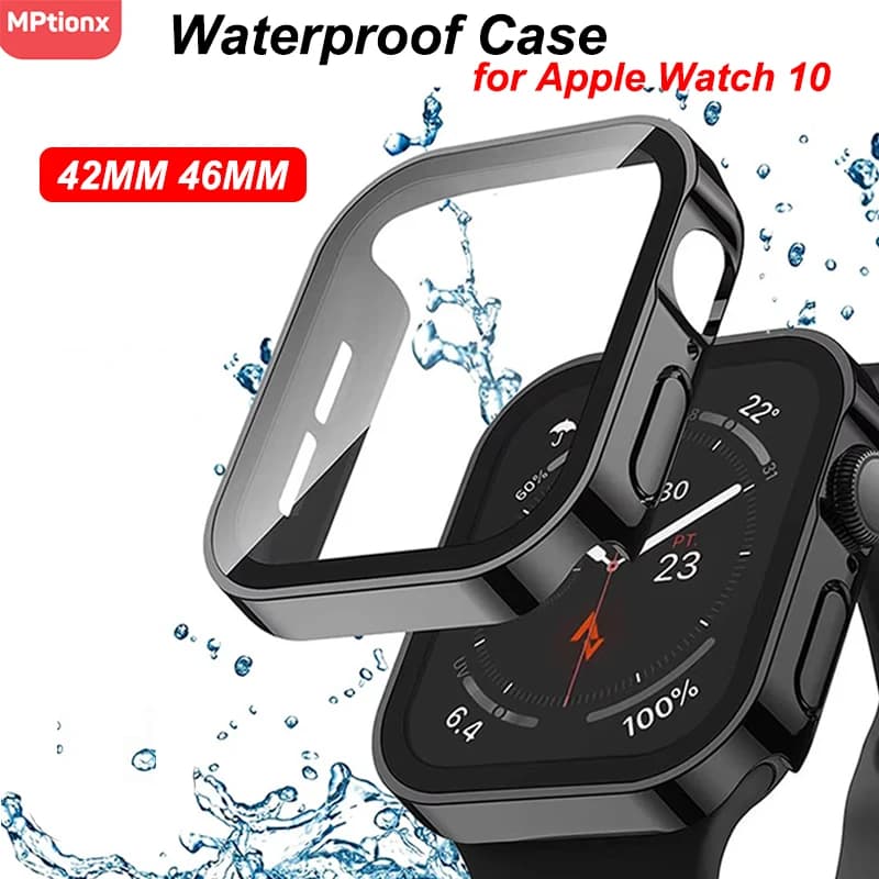 Coque verre étanche Apple Watch 10 42mm 46mm - Protection écran et chocs iWatch Series 10