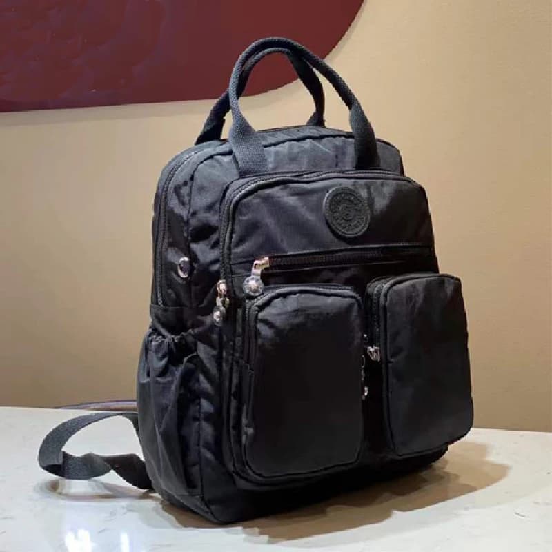 Sac à dos femme étanche en nylon avec multiples poches - Sac d'école et voyage pour ordinateur portable