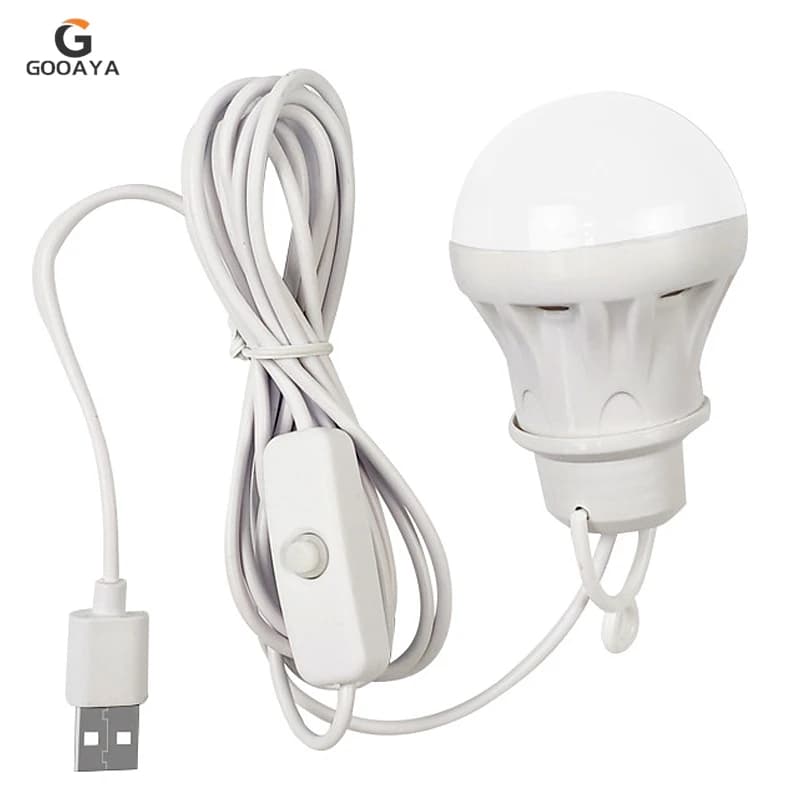 Lampe de camp LED rechargeable USB pour tente, pêche, BBQ, travail et dépannage en extérieur