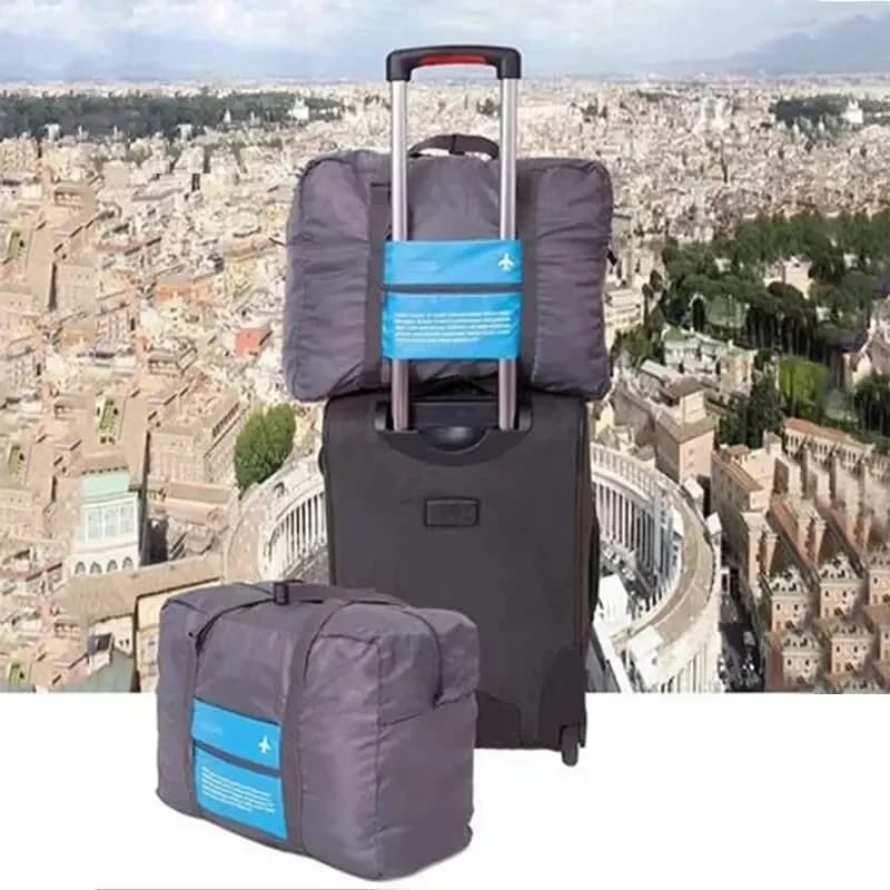 Sac de voyage étanche grande capacité 2025 - Valise pliante nylon mixte main cabine