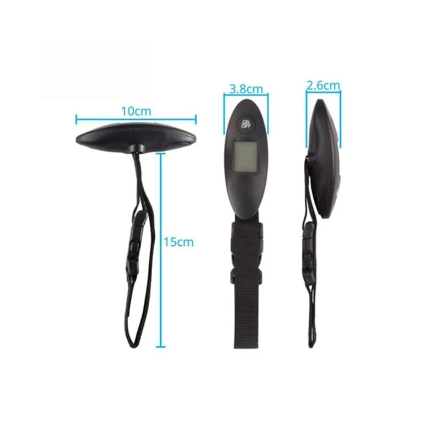 Pèse-bagages numérique portable 40kg pour voyage pêche - Balance électronique LCD avec sangle 100g