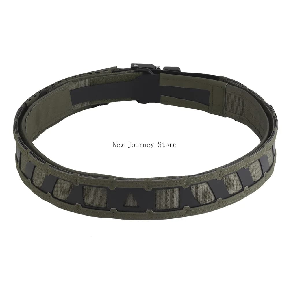 Ceinture tactique magnétique à double couche avec boucle quick pull pour pêche airsoft training