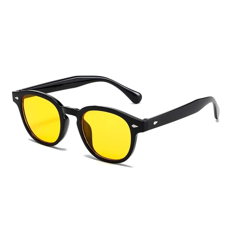 Lunettes de soleil vintage rectangulaires homme et femme luxe - Idée cadeau Noël