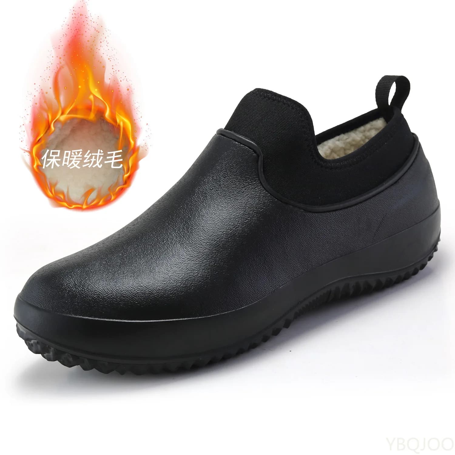 Chaussures de travail cuisine homme antidérapantes imperméables chef pêche bottes pluie