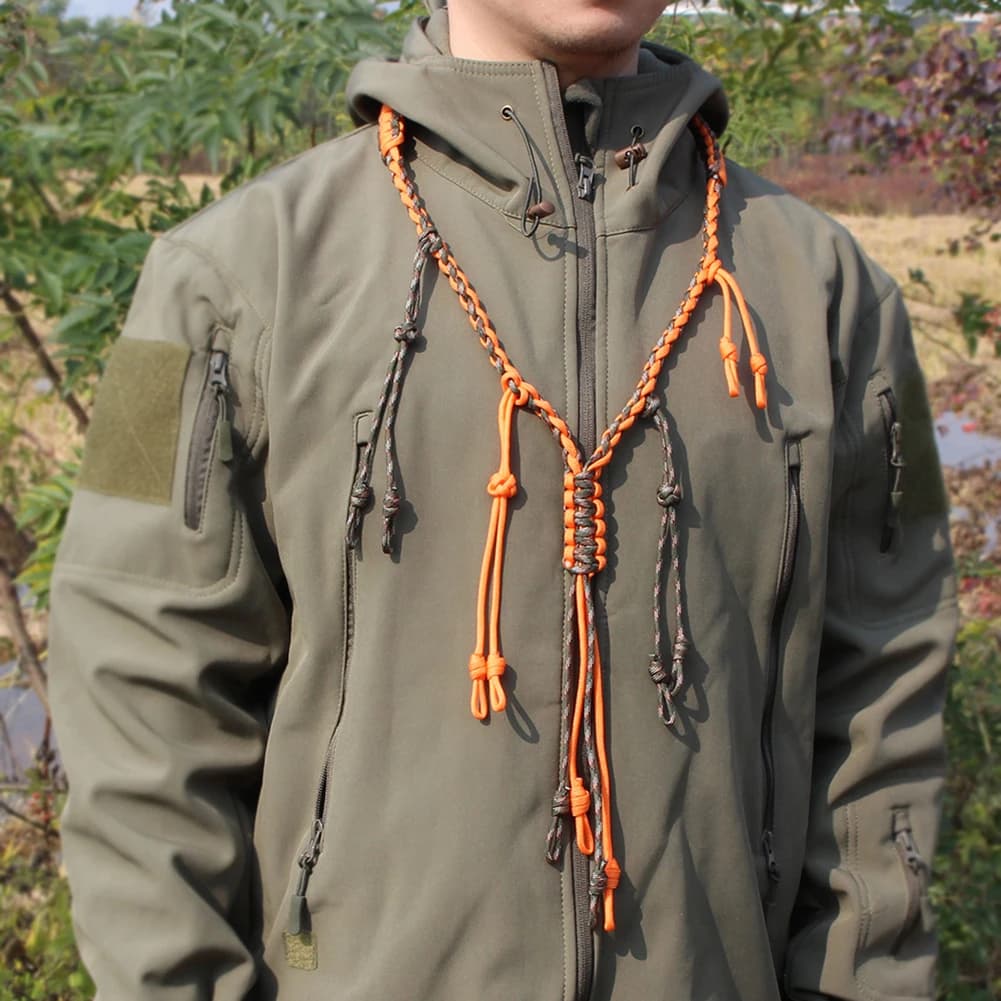 Cordon de portage pour appeaux de canard lanyard de chasse pour sifflets et leurres extérieurs