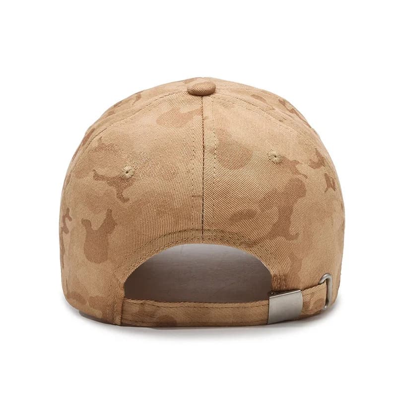 Casquette baseball camouflage unisexe pêche - Protection solaire réglable loisirs sport snapback femme homme