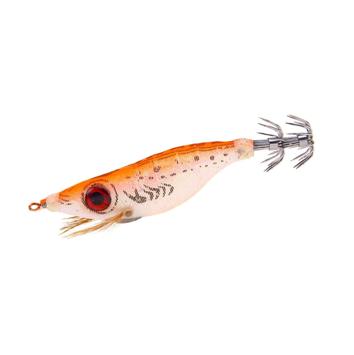 Lot de 5 leurres pêche leurre souple appât dur crevette calamar seiche octopus 9g 10cm hameçon plomb