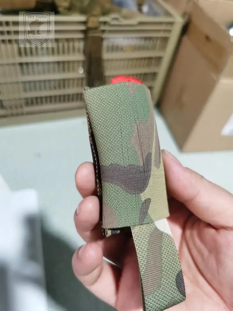 Drapeau hit camouflage multi-terrain pour paintball - Indicateur tactique MOLLE pour pêche