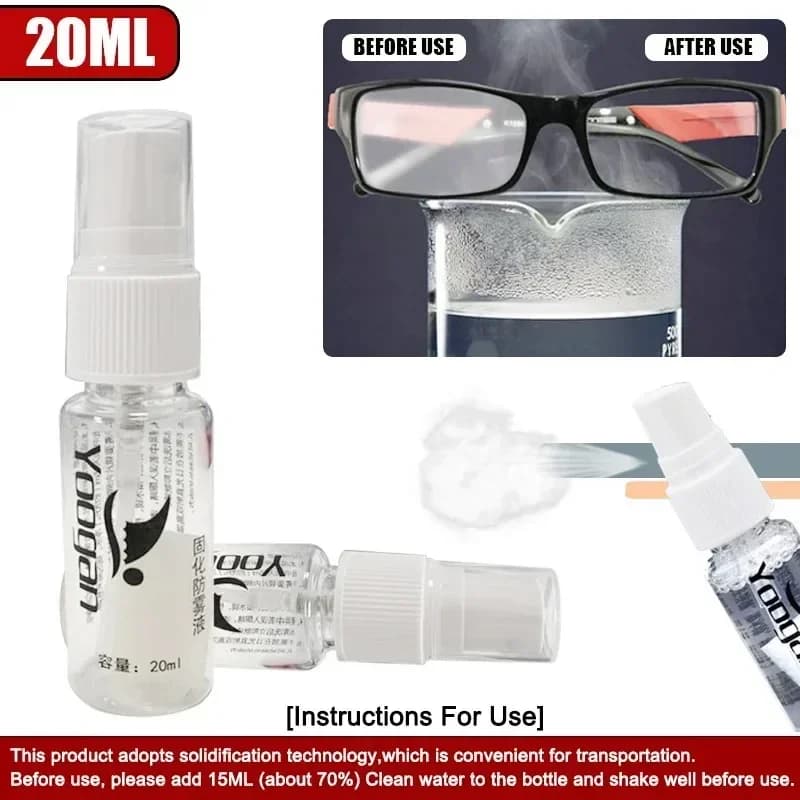 Nouvel anti-buée solide 20ml pour lunettes et masques de plongée nettoyant verres