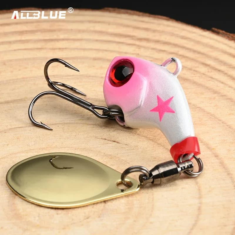Leurre métal ALLBLUE CYCLONE spinner vibration shore casting pour pêche jigging leurre artificiel