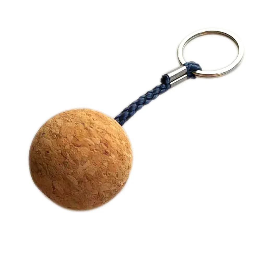Porte-clés flottant liège 3,5cm pour kayak et canoë - Accessoire de pêche léger et insubmersible