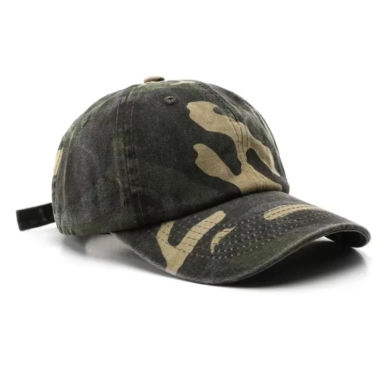 Casquette baseball camouflage style japonais pêche - Chapeau femme streetwear pour pêche urbaine