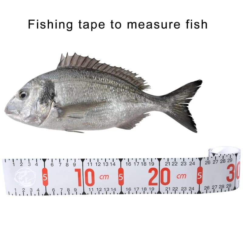 Règle à poissons adhésive 130cm - Ruban mesure autocollant pour bateau kayak pêche