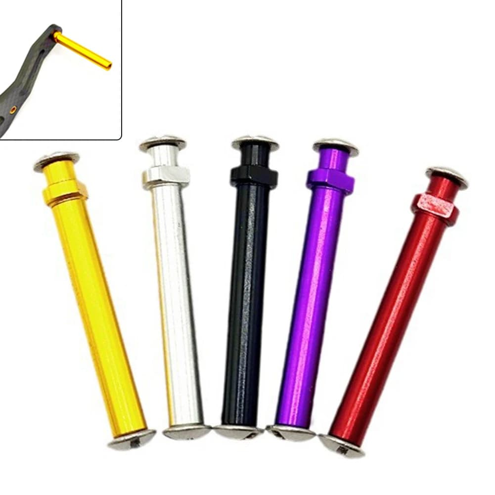 Axe et manivelle en alliage d'aluminium pour mouchettes Daiwa - pièce détachée de moulinet casting 4mm