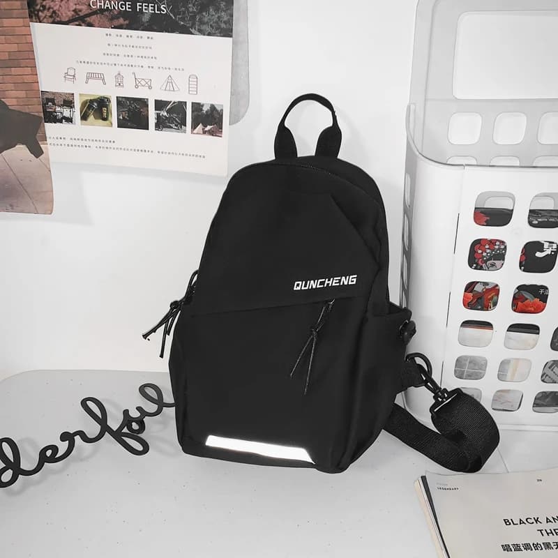Sac bandoulière sport cyclisme randonnée - Petit sac poitrine homme femme tablette léger montagne