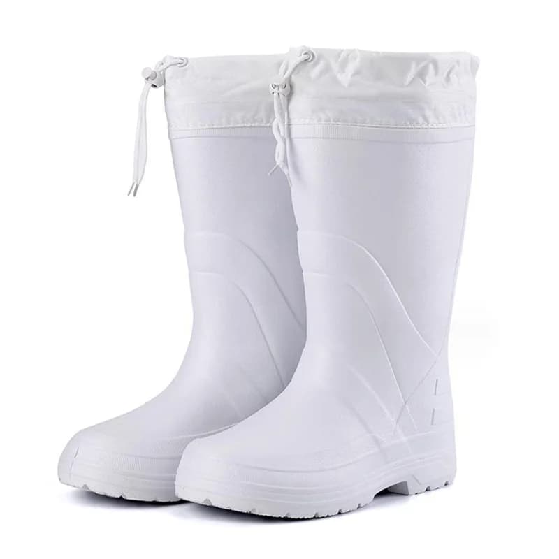 Chaussures de pluie EVA homme haute qualité 2026 - Bottes neige plateforme pêche antidérapantes