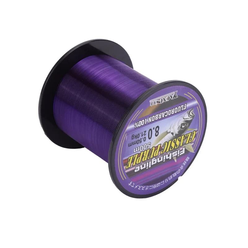 Ligne nylon multifilament violet 200m/300m/500m super résistante - Alternative fluorocarbone