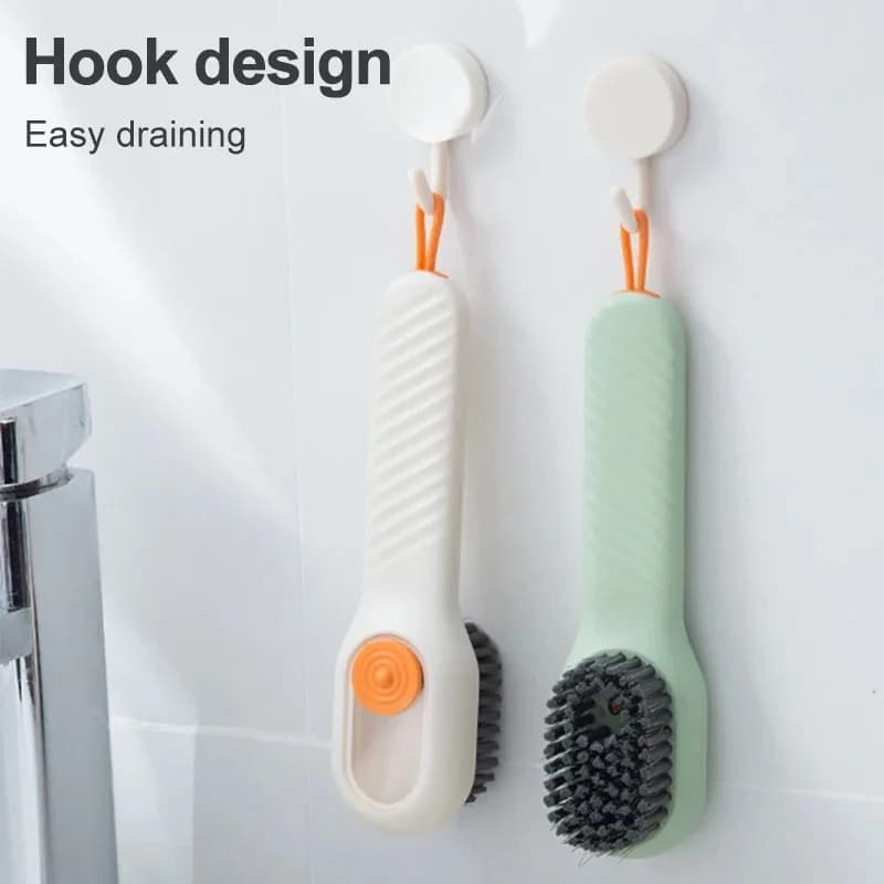 Brosse de nettoyage multifonction longue manche - Parfaite pour équipements de pêche et bottes