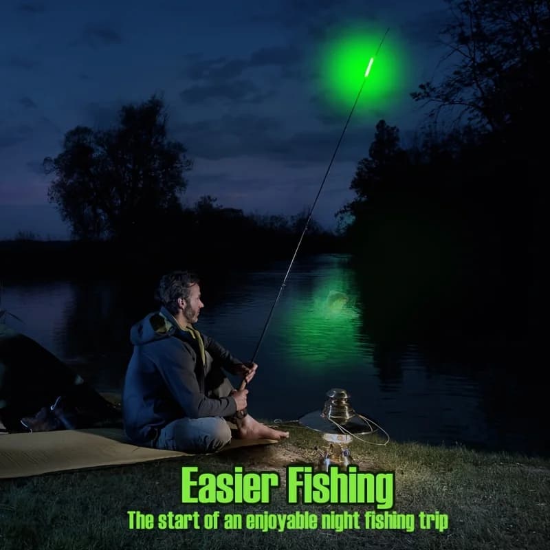 100PCS Bâtons Lumineux Nuit Pêche - Indicateurs Flotteurs Luminosité Eau Douce Salée