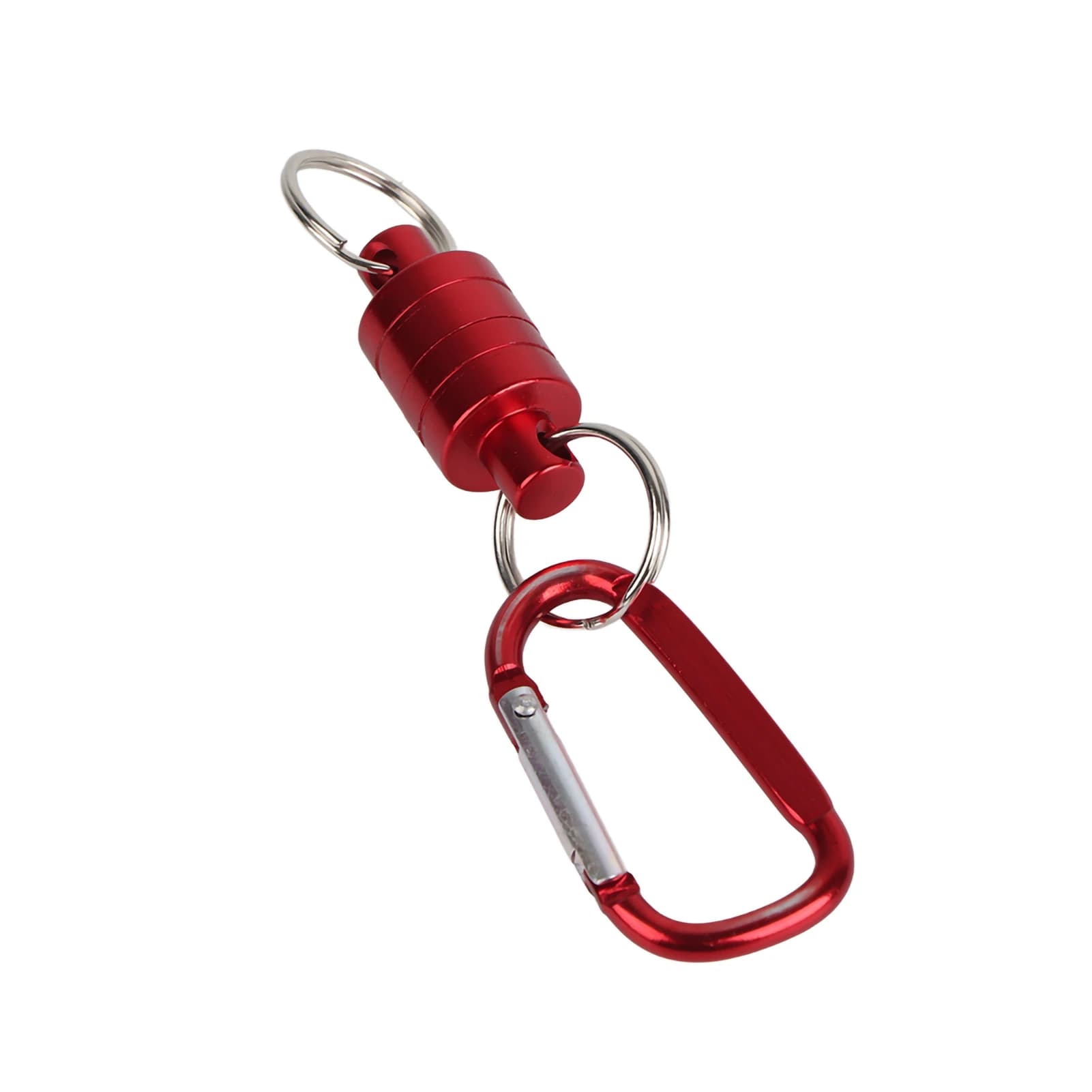 Clip magnétique pêche rapide porte-épuisette relâche rapide avec mousqueton portable
