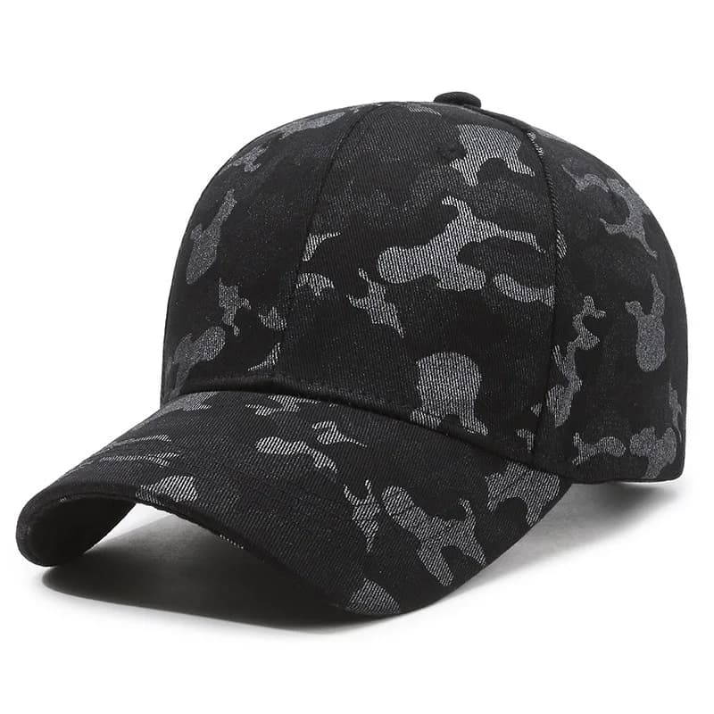 Casquette baseball camouflage unisexe pêche - Protection solaire réglable loisirs sport snapback femme homme