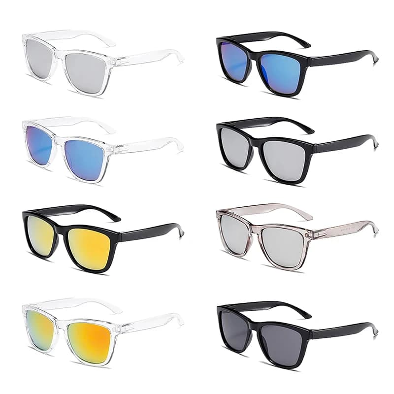 Lunettes de soleil polarisées rétro vision nocturne claire - Modèle unisexe UV400 design premium