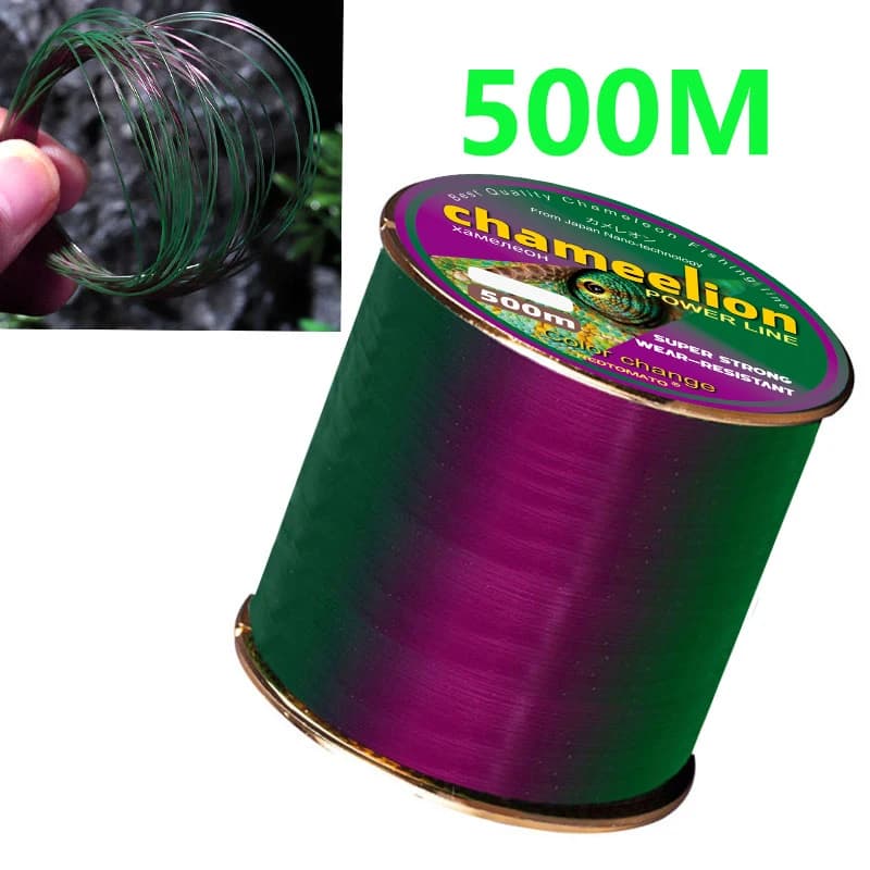 Ligne de pêche fluorocarbone sur nylon 500m japonaise - Bas de ligne pour carpe et pêche en mer