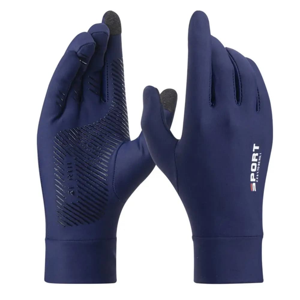 Gants protection UV été hommes femmes - respirants élastiques fins anti-dérapage mitaines solaire
