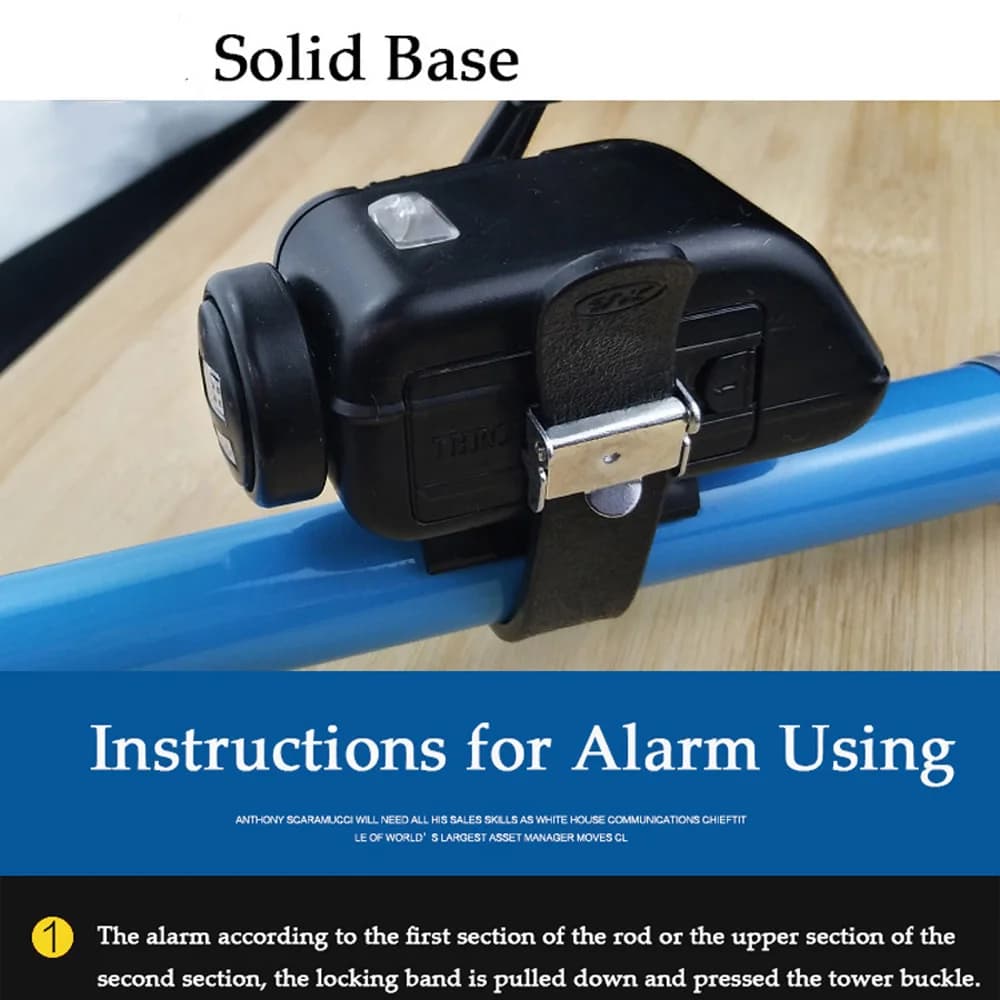 Set d'alarme intelligente sans fil pour carpe - Détecteur haute sensibilité avec indicateurs sonores et lumineux