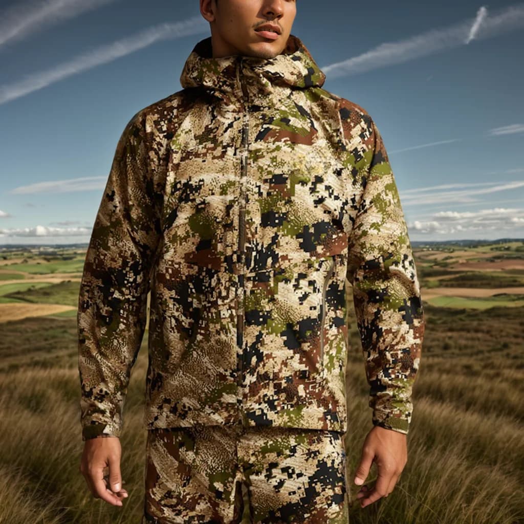 Veste de pluie chasse homme point de rosée camouflage pêche vêtements chasse imperméable