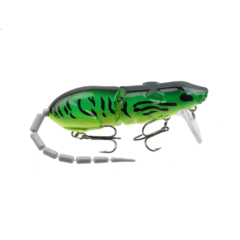 Leurre souris plastique 15.5g flottant pour pêche du brochet et black bass - appât rat artificiel