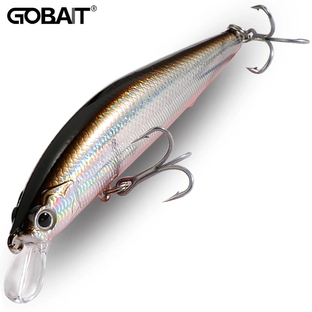 Leurre Suspending Minnow 10g 13g Jerkbait Magnétique pour la Pêche de la Perche, du Brochet et du Carnassier