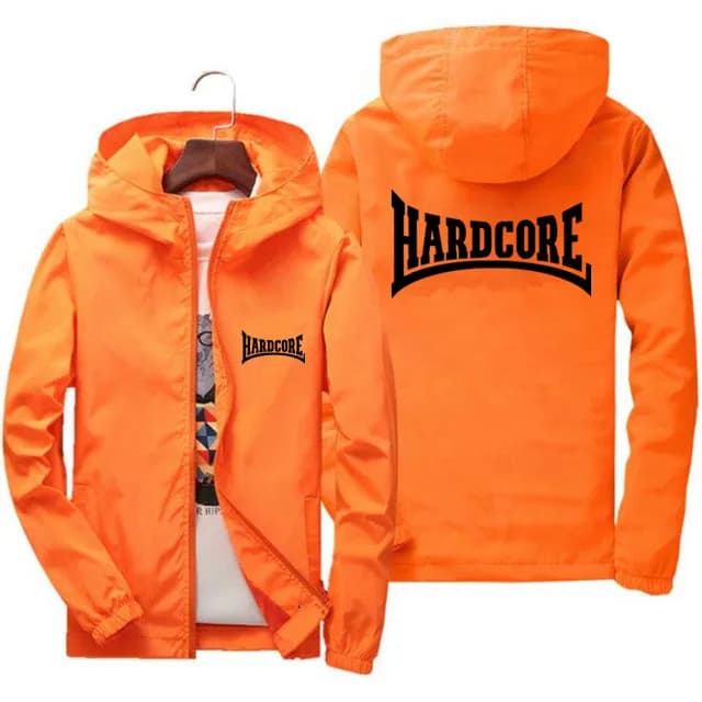 Veste hardcore coupe-vent pilote homme bomber zip imperméable séchage rapide sport extérieur 6XL