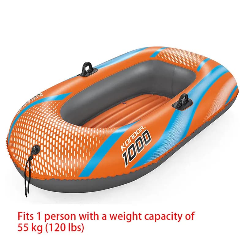 Kayak gonflable Bestway 1-3 personnes PVC robuste aventure rafting - Bateau durable pêche navigation