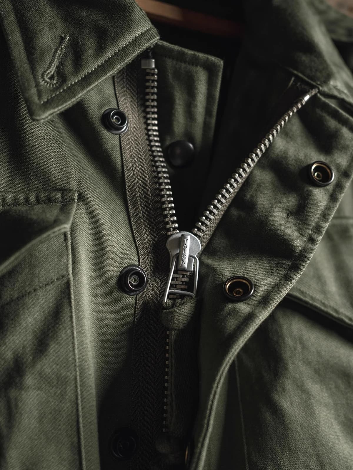 Veste de terrain Bronson M-51 vintage - Reproduction militaire - Manteau armée M-43 M-65 pour homme