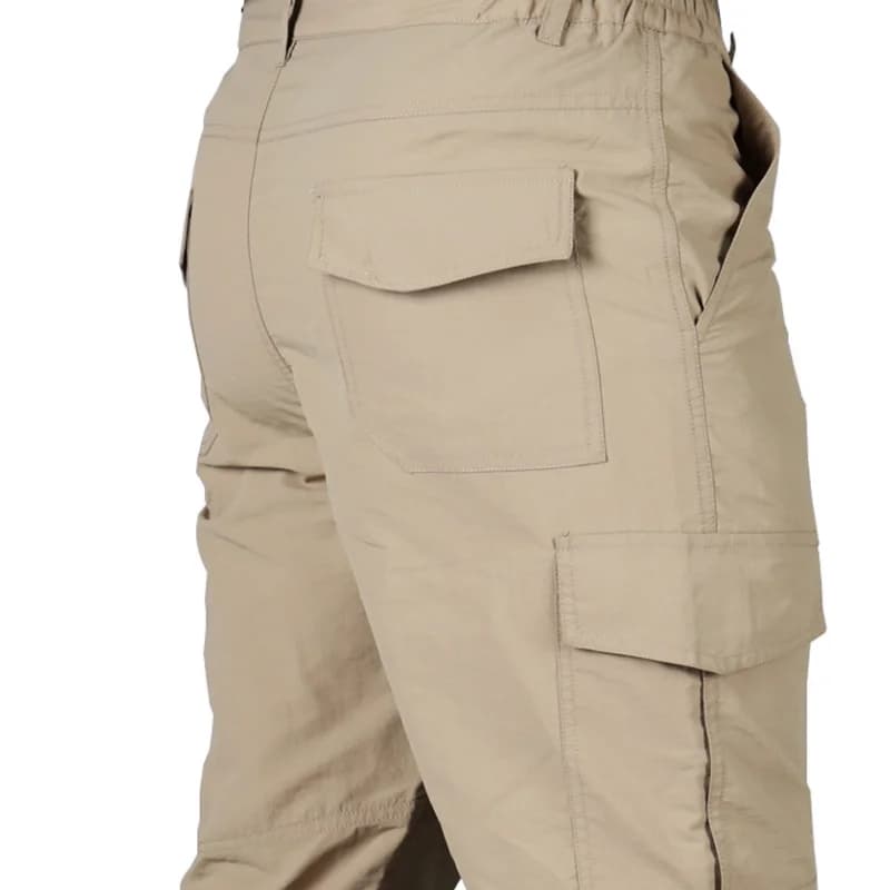 Pantalon cargo militaire slim fit pour pêche - Randonnée trekking pêche montagne homme