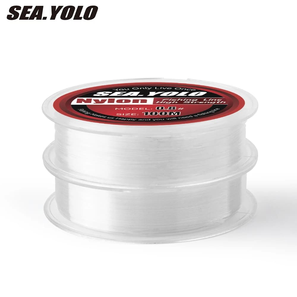 Ligne nylon cristal transparent Sea.Yolo 100m importée du Japon - Ligne principale pêche