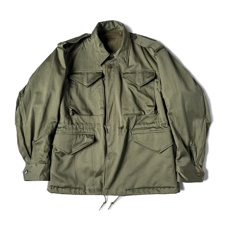 Veste de terrain Bronson M-51 vintage - Reproduction militaire - Manteau armée M-43 M-65 pour homme