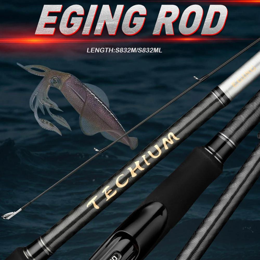 Canne à calmar Egi rod spinning 40T Carbon 95g - Action M/ML pour leurres PE 0.4-1.0 taille #2-4 pêche nocturne