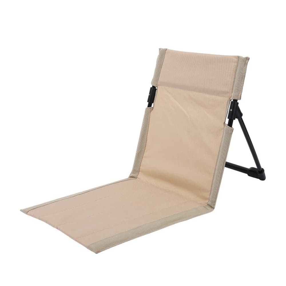 Chaise paresseuse pliante avec coussin pour pêche jardin parc et pique-nique