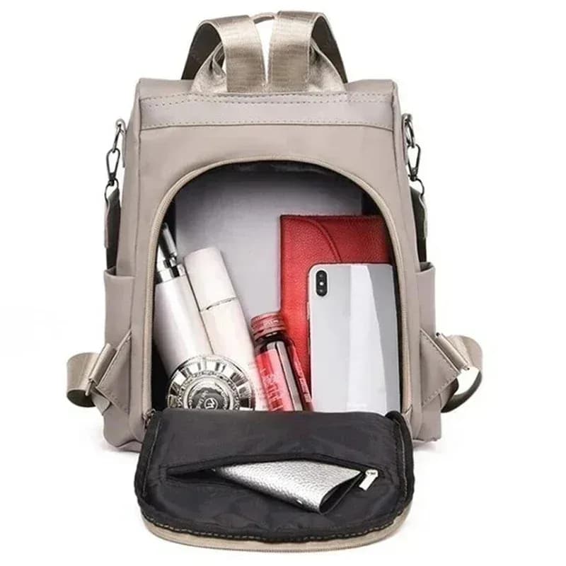 Sac à dos nylon femme grande capacité waterproof pour pêche - Backpack détachable avec bretelle amovible