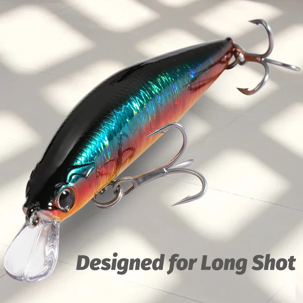 Leurre Suspending Minnow 10g 13g Jerkbait Magnétique pour la Pêche de la Perche, du Brochet et du Carnassier