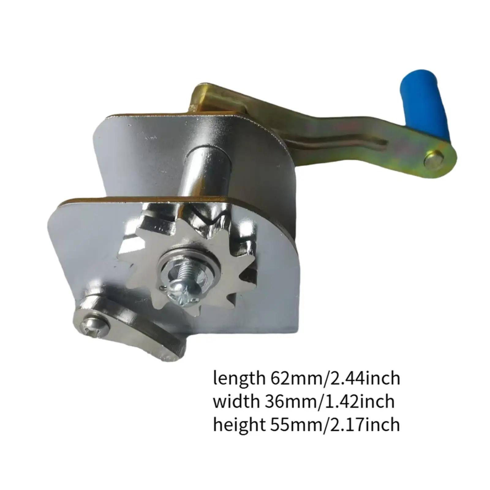 Tendeur de filet portable métallique multifonction à manivelle pour pêche et sports extérieurs
