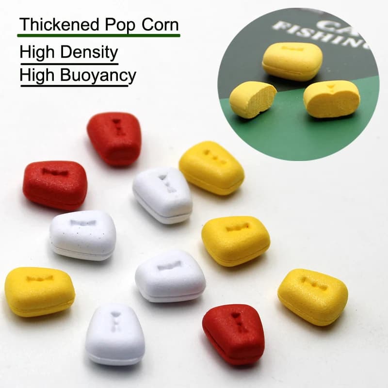Pop up boilies flottants maïs pour carpe - Boules de flottaison pour montages chod et zig rig - Accessoires pêche
